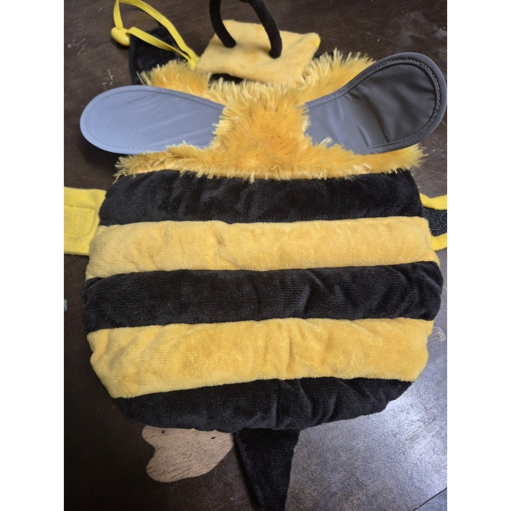 Bumblebee Costume for Dogs Small/Medium With Antenna Hat Cute PRE-OWNED s34